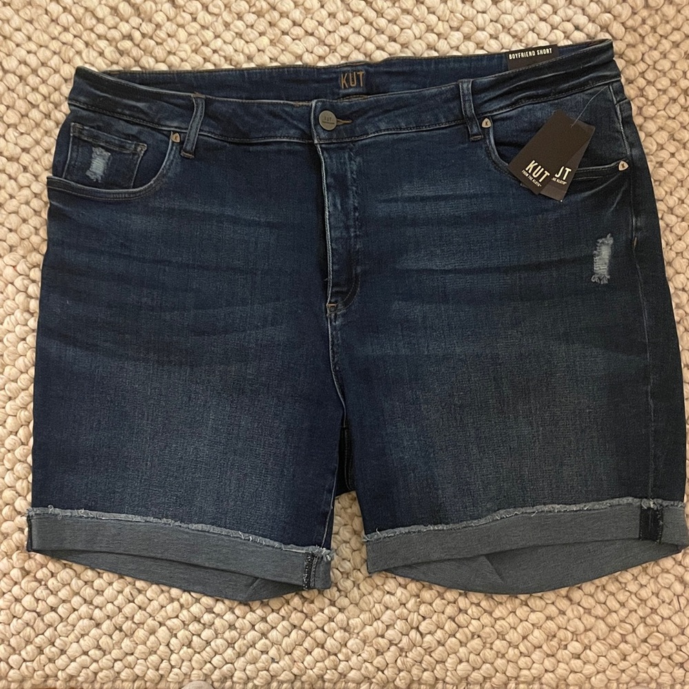 Kut from the Kloth Dark Blue Denim Shorts